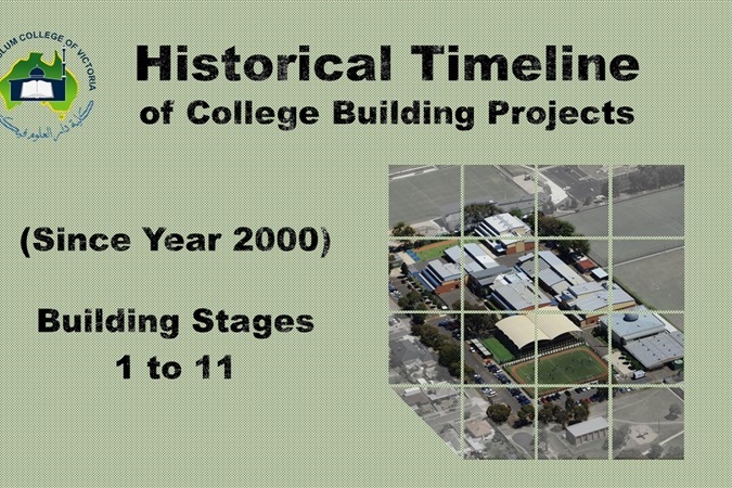 Historical Timeline of College Building Projects