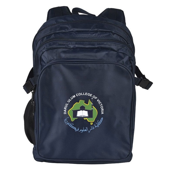 College Backpack with Laptop Insert and Logo